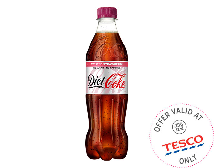 Diet Coke Twisted Strawberry 500ml