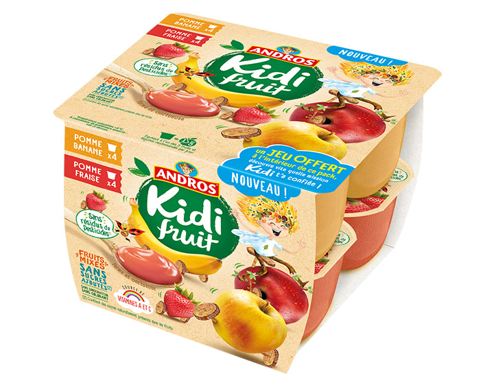 Pomme Banane et Pomme Fraise 8x85g