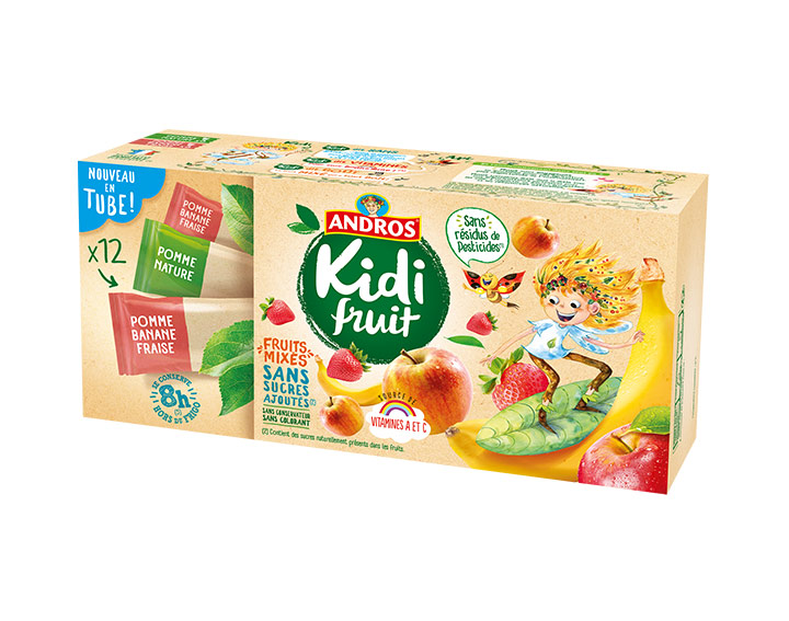 Pomme Nature / Pomme Banane Fraise 12x41g