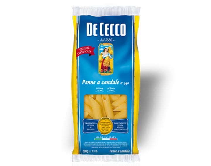 De Cecco Penne a candale n°340 500g