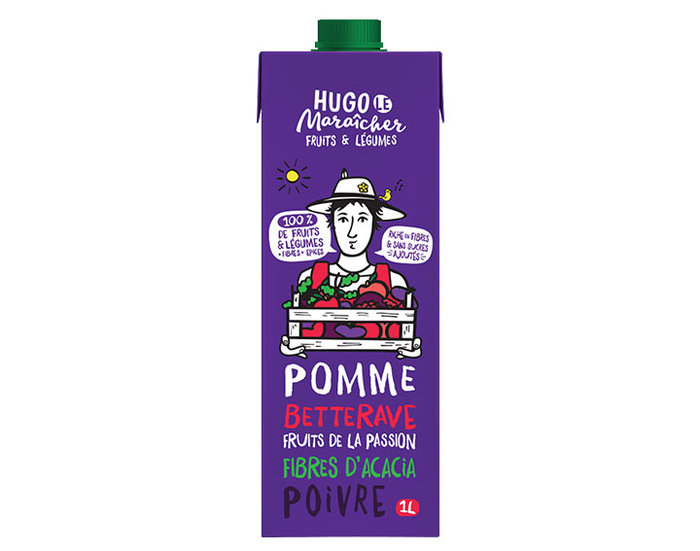Pomme, Betterave, Fruits de la passion 1L