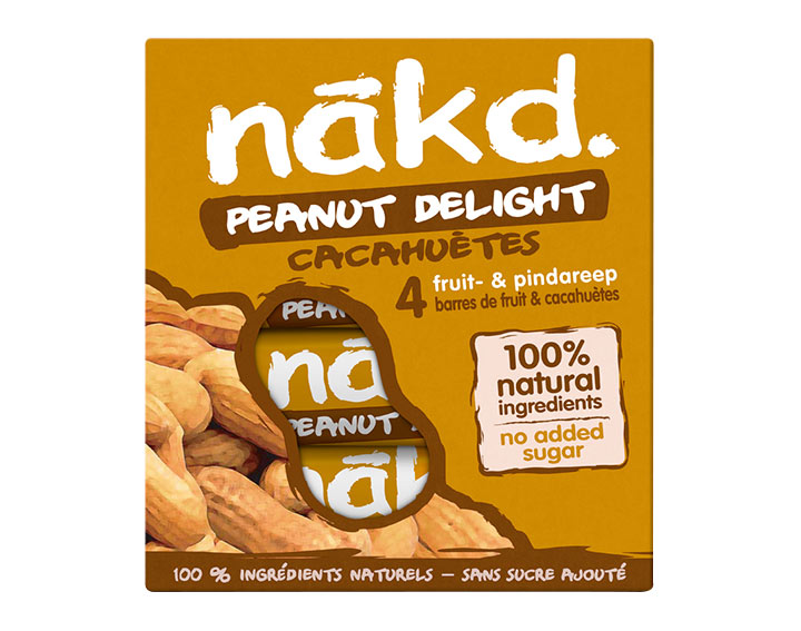 Nākd Cacahuète 4 x 35g