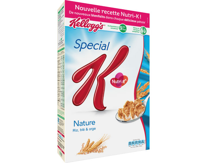 Special K® Nature avec sa nouvelle recette Nutri K - 440g