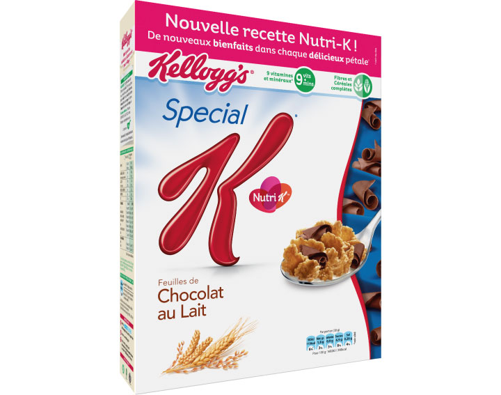 Special K Chocolat au Lait avec sa nouvelle recette Nutri K - 300g