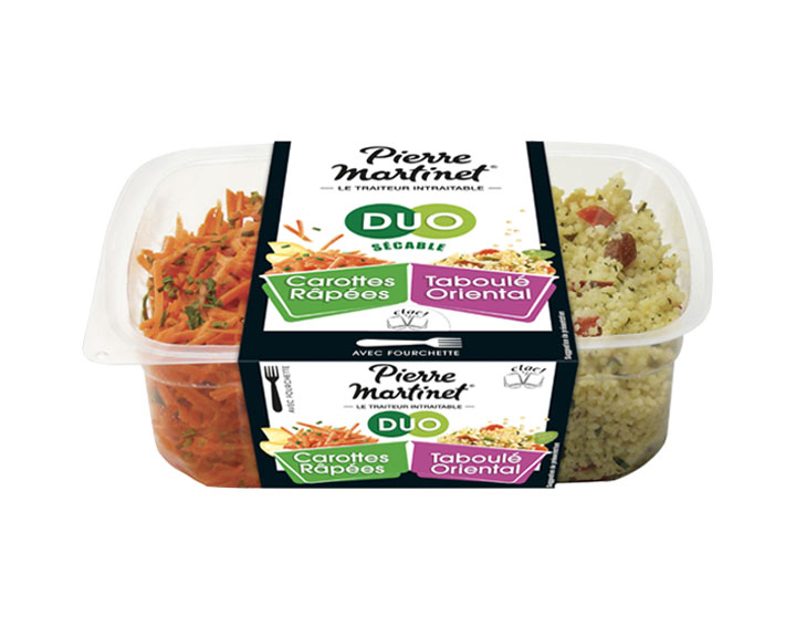 DUO Carottes râpées - Taboulé oriental 250g