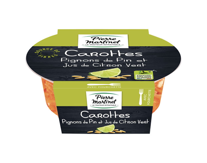 Carottes Pignons de Pin et Jus de Citron Vert 140g