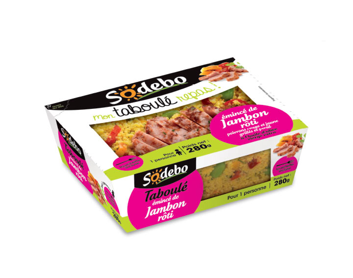 Sodebo - Taboulé aux émincés de jambon rôti