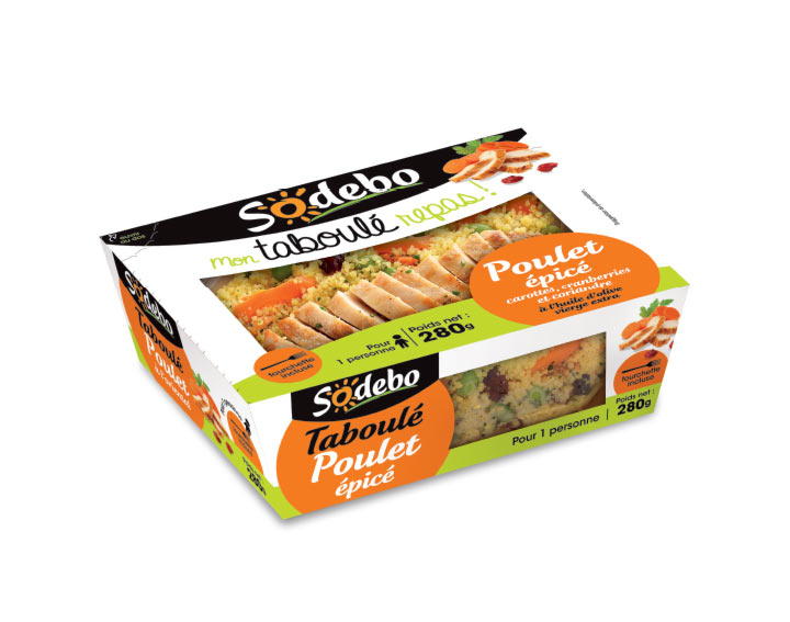 Sodebo - Taboulé au poulet épicé