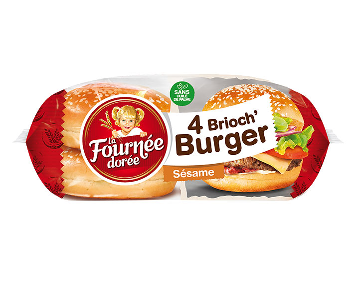 Burgers briochés Sésame 250g