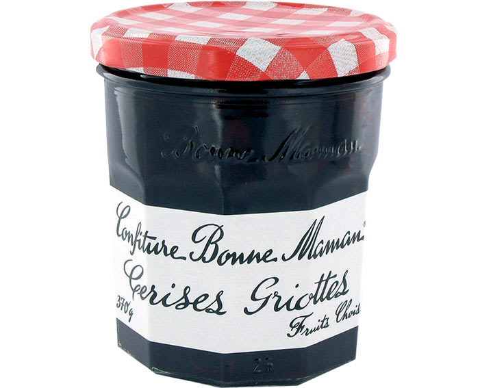 La confiture de Cerises Griottes Bonne Maman 