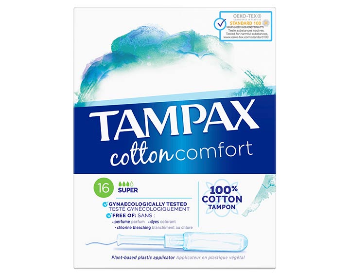 Tampax Cotton Comfort Super 