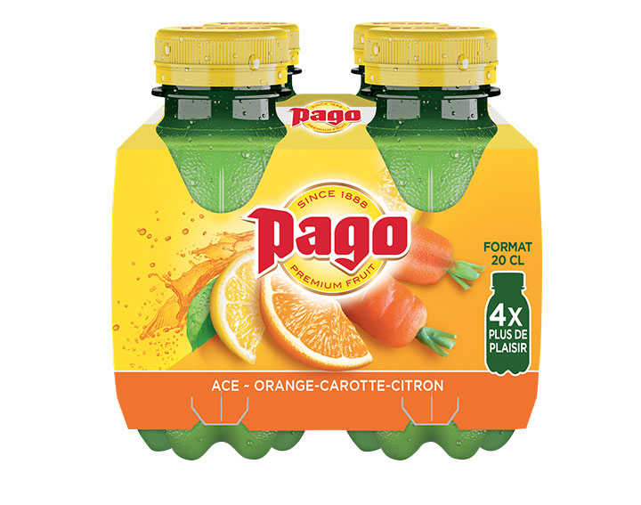 ACE - Orange - Carotte - Citron 4x20cl