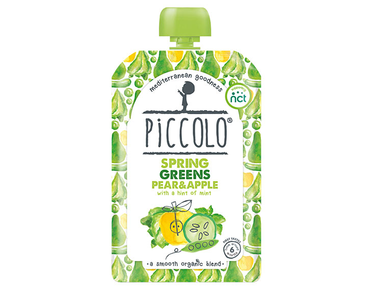 Spring Greens Pear & Apple Stage 1 - 100g