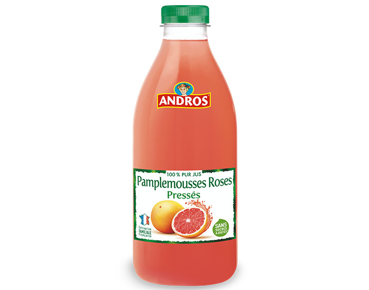 Pur jus de Pamplemousses roses pressés 
