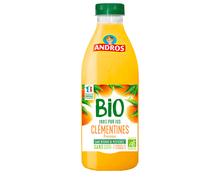 Pur jus de Clémentines BIO pressées 