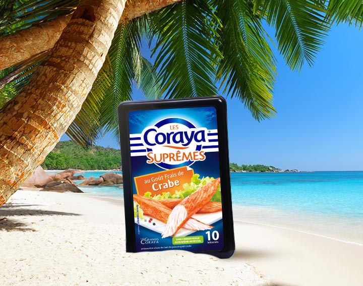 Coraya Suprêmes au goût frais de Crabe - 10 bâtonnets