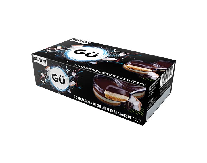 Cheesecake au Chocolat & Noix de coco 2x78g