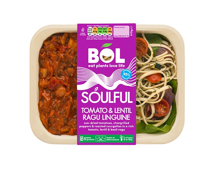 Soulful Tomato & Lentil Ragu Linguine 415g
