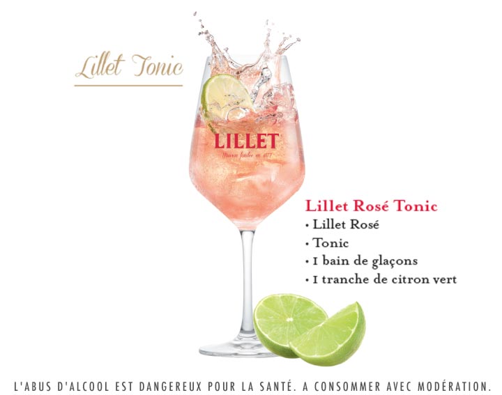 Lillet Rosé Tonic