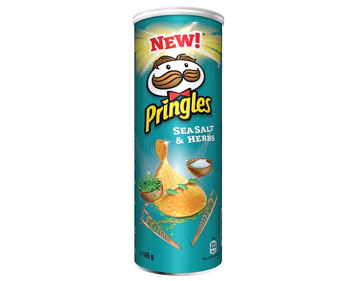 Pringles saveur Sea Salt & Herbs 165g