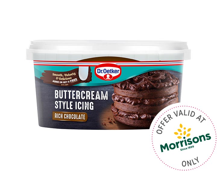 Rich Chocolate Buttercream Style Icing 400g