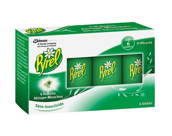 Attrapes mouches x4, sans insecticide 