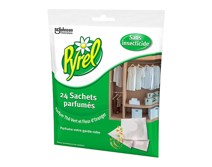 Sachets Parfum Thé Vert et Fleur d'Oranger