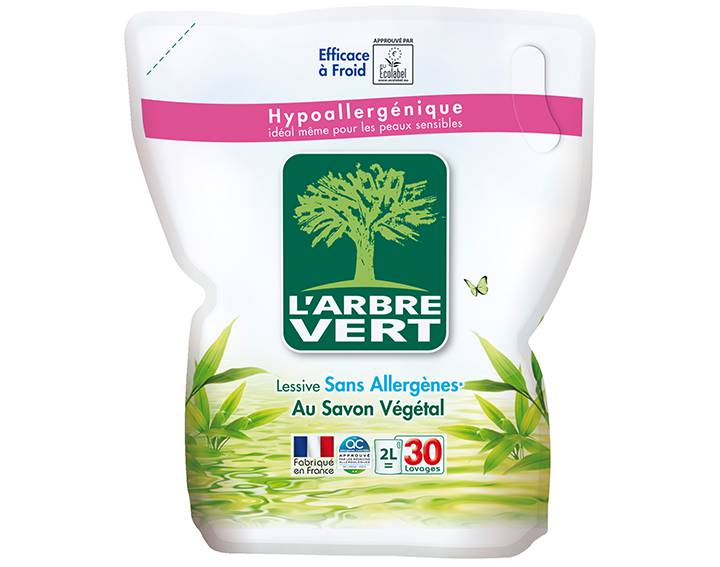 Recharge Lessive Savon Végétal 2L 30 lavages