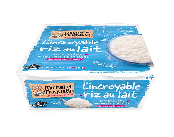 Riz au lait nature 4x100g