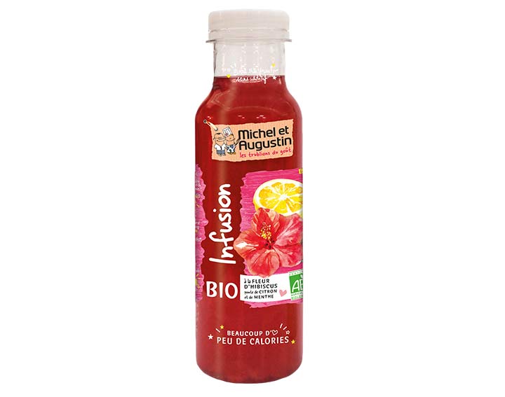 Infusion Hibiscus citron menthe 33cl BIO