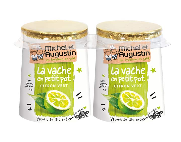 Vache en petit pot Citron 2x250g