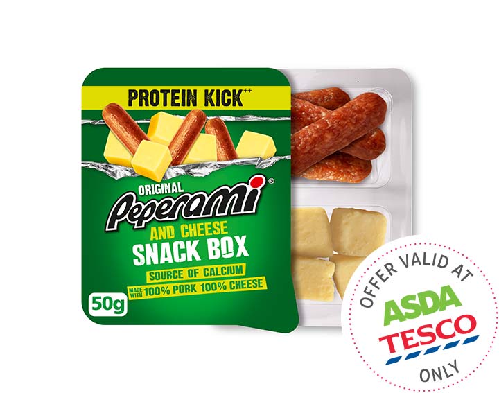 Peperami and Cheese Snackbox 50g