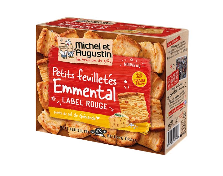 Petits feuilletés Emmental Grand Cru sel de Guérande 90g