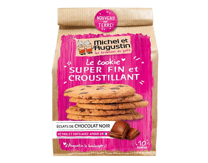 Cookie fin & croustillant au chocolat noir 140g 