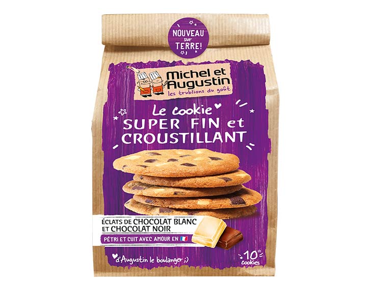 Cookie fin & croustillant au deux chocolats 140g