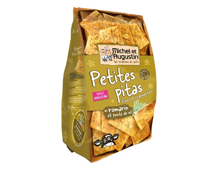 Petites pitas romarin 90g