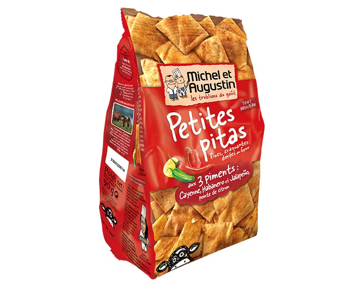 Petites pitas aux piments 90g