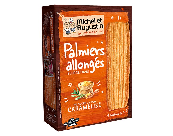 Palmiers allongés Caramélisé 120g