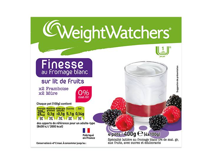 Finesse sur lit de fruits rouges