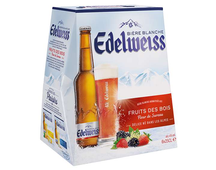 Edelweiss Fruits de Bois et Fleur de Sureau - Pack de 6x25cl