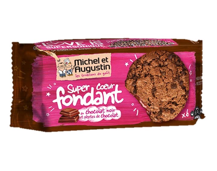 Cookies cœur fondant tout chocolat 180g