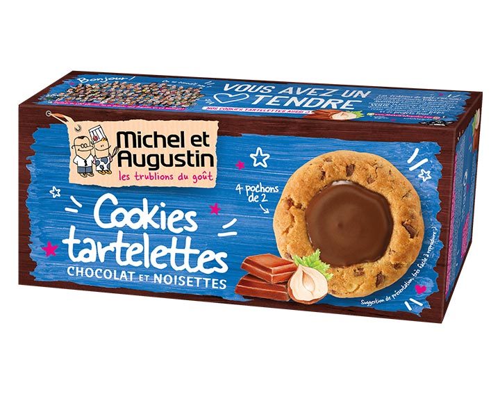 Cookies tartelettes chocolat noisettes 115g