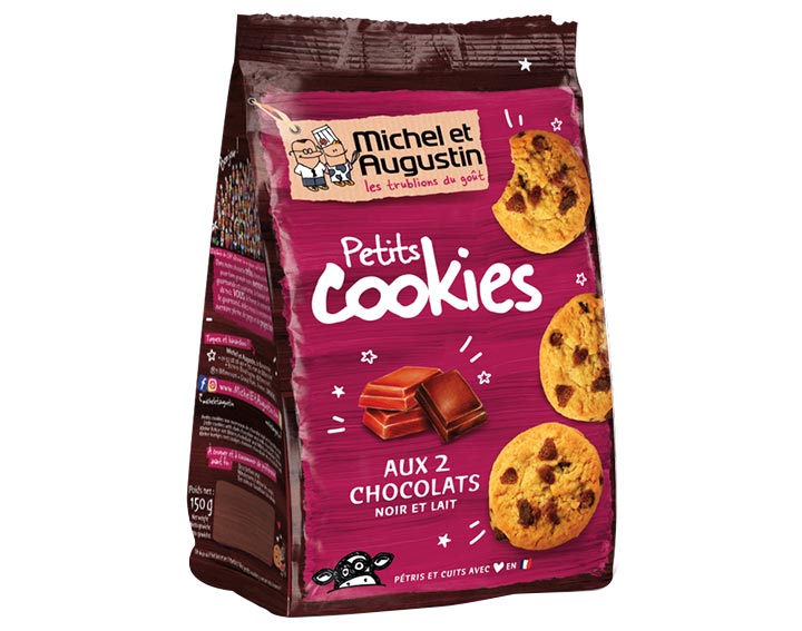 Petits cookies aux 2 chocolats 150g