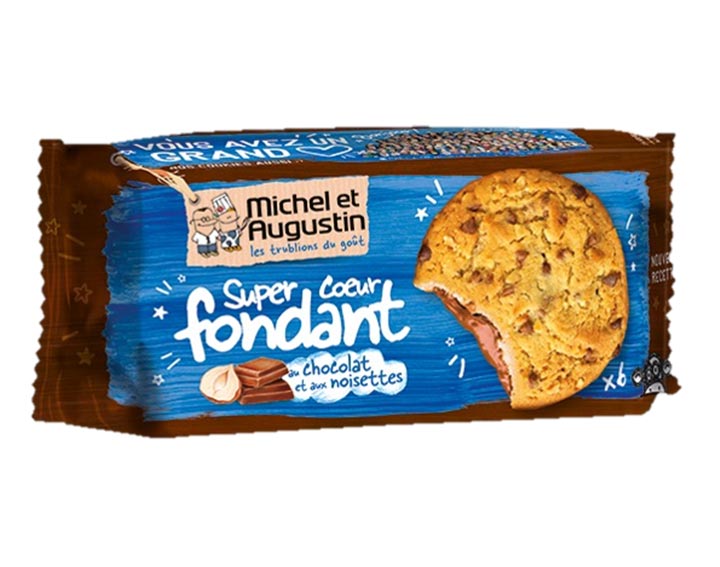 Cookies cœur fondant lait noisette 180g