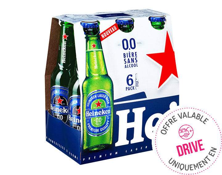 Heineken 0.0 6x25cl  