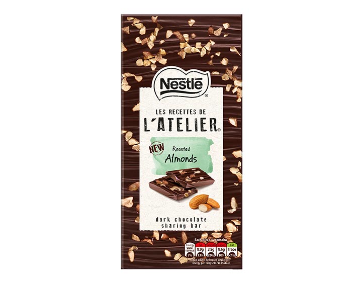 Roasted Almond Dark Chocolate 115g