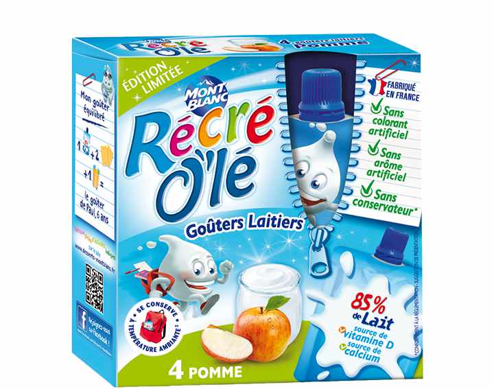 Récré O'lé Pomme x4