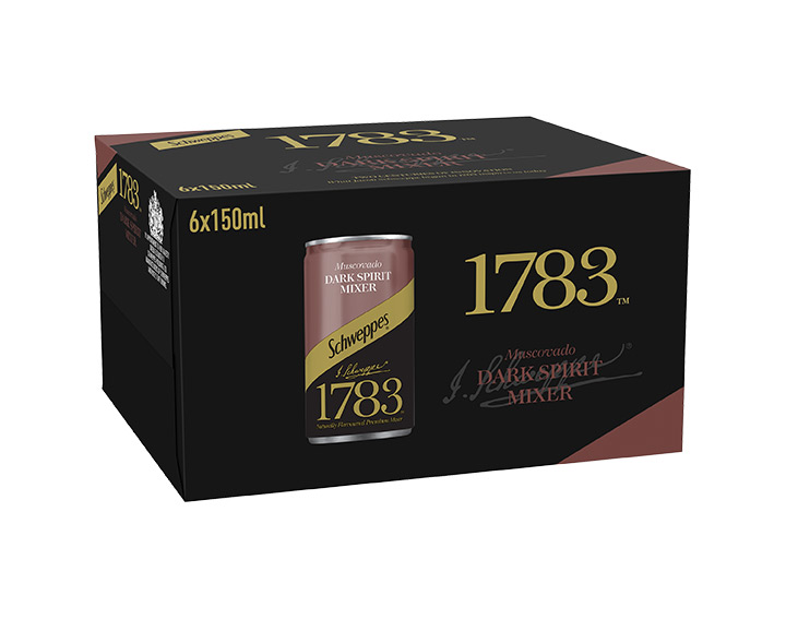 Muscovado Dark Spirit Mixer 6x150ml mini cans