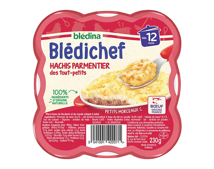 Hachis Parmentier des tout-petits 