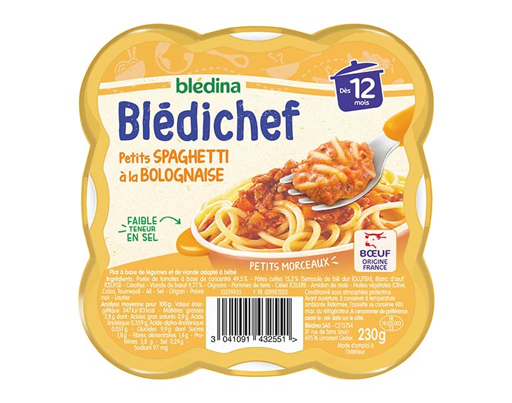 Petits spaghetti à la bolognaise